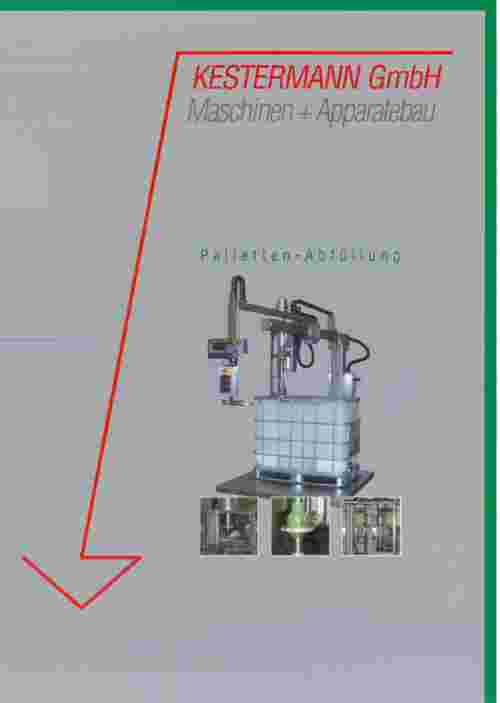 Broschüre Palletten-Abfüllung