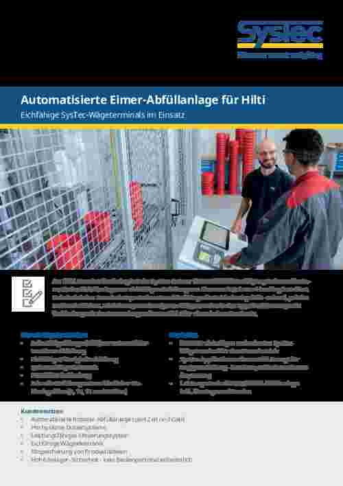 Beitrag über Eimer-Abfüllanlagen von Kestermann GmbH