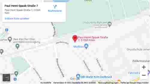 Google Maps Karte von Kestermann Maschinen- und Apparatebau GmbH